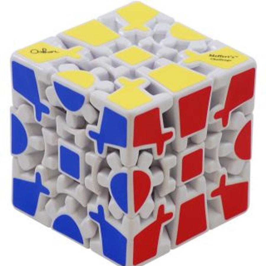 Brain Teasers Mefferts | Gear Cube Extreme White - Meffert'S Rotation Brain Teaser Pu