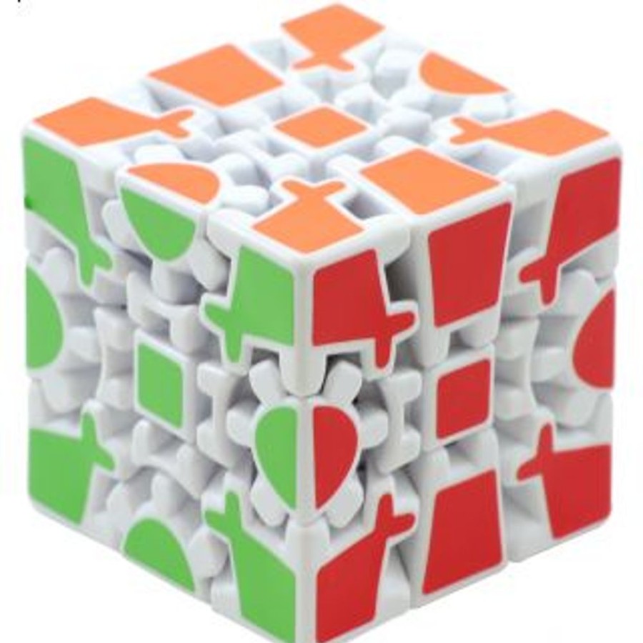 Brain Teasers Mefferts | Gear Cube Extreme White - Meffert'S Rotation Brain Teaser Pu