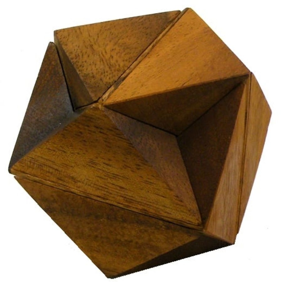 Wooden Puzzles Winshare-Puzzles-and-Games | Hexagon Cube - Wooden Puzzle Brain Teaser-341V