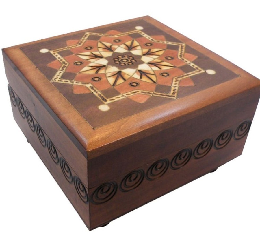 Puzzle Boxes Winshare-Puzzles-and-Games | Kaleidoscope - Secret Wooden Puzzle Box-Cc8064