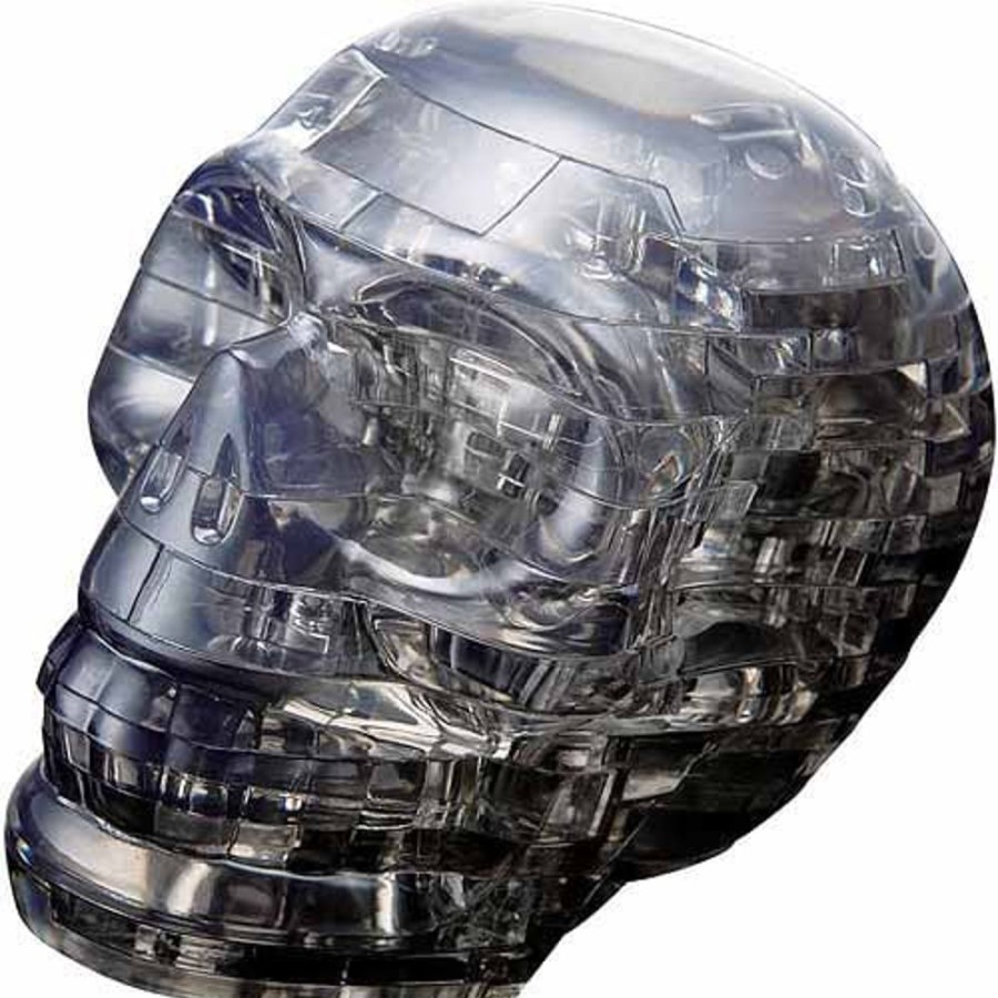 Brain Teasers Bepuzzled | 3D Crystal Puzzle Skull Black -Ug30932