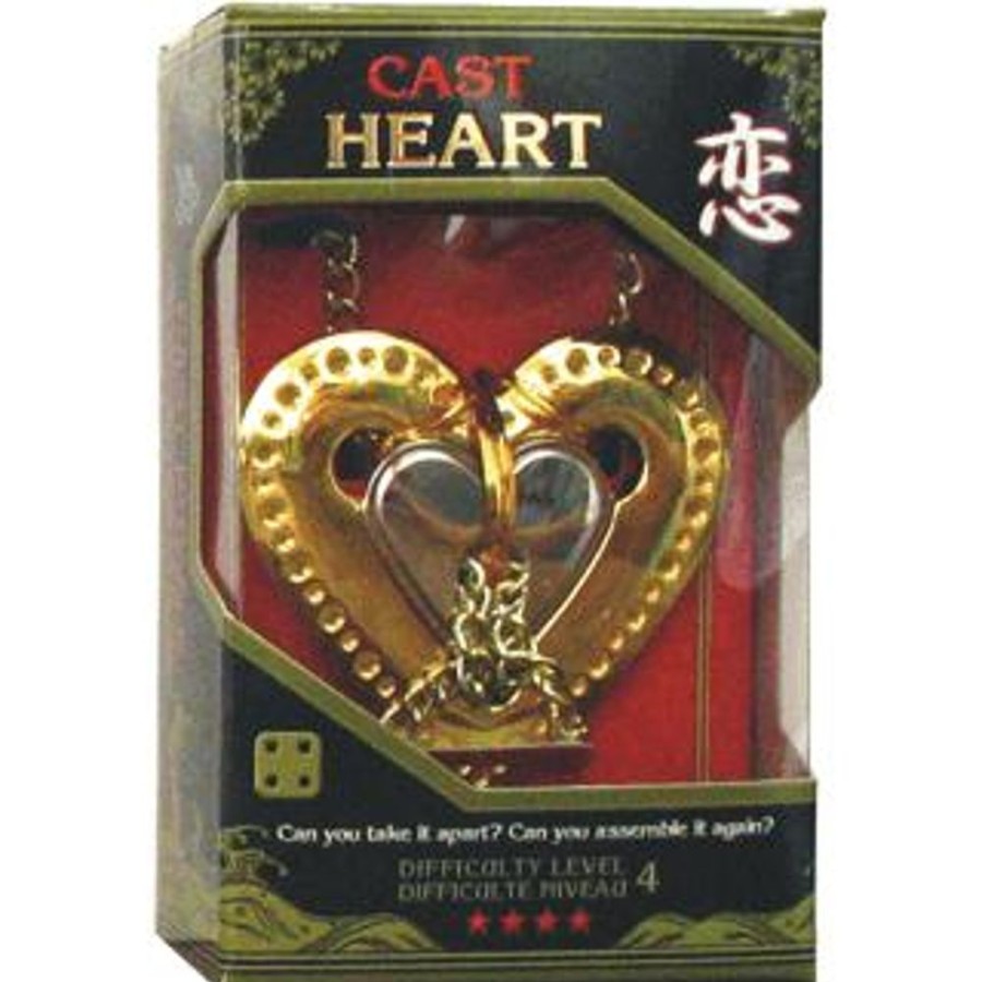 Metal Puzzles Hanayama | Cast Heart - Hanayama Metal Puzzle-H113