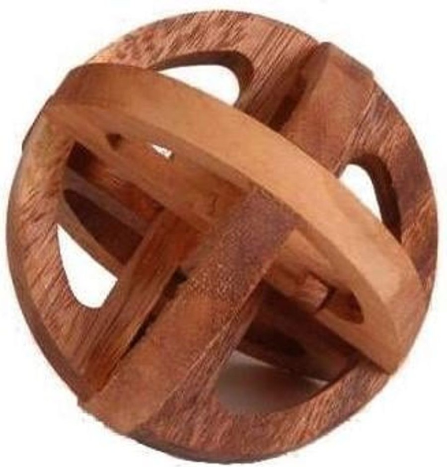 Wooden Puzzles Winshare-Puzzles-and-Games | Rolling Globe - 3D Wooden Puzzle Brain Teaser-659