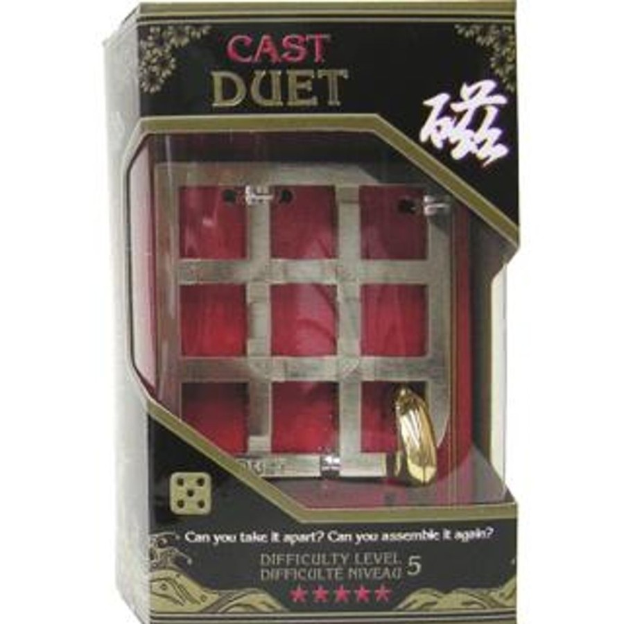 Metal Puzzles Hanayama | Cast Duet - Hanayama Metal Puzzle-H118