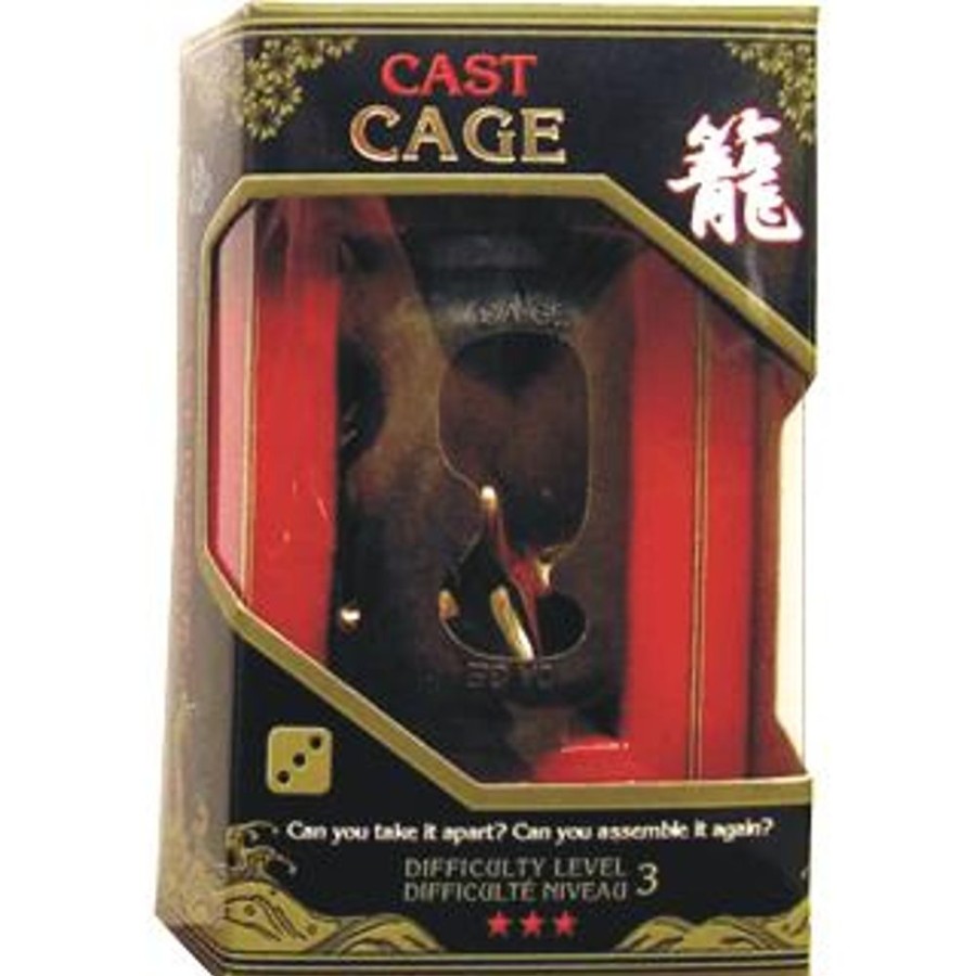 Metal Puzzles Hanayama | Cast Cage - Hanayama Metal Puzzle-H107