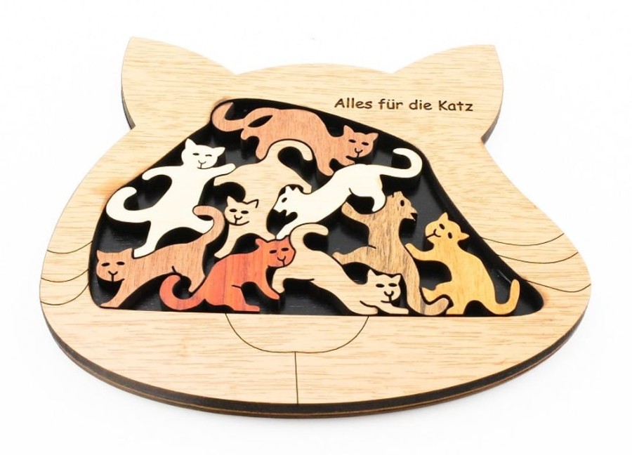 3D Puzzles Constantin Cats & Dogs | Alles Fur Die Katz (Katzen) - Brain Teaser Puzzle-L420Ct