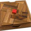 Wooden Puzzles Winshare-Puzzles-and-Games | Impossible Square - Wooden Puzzle Brain Teaser-119V