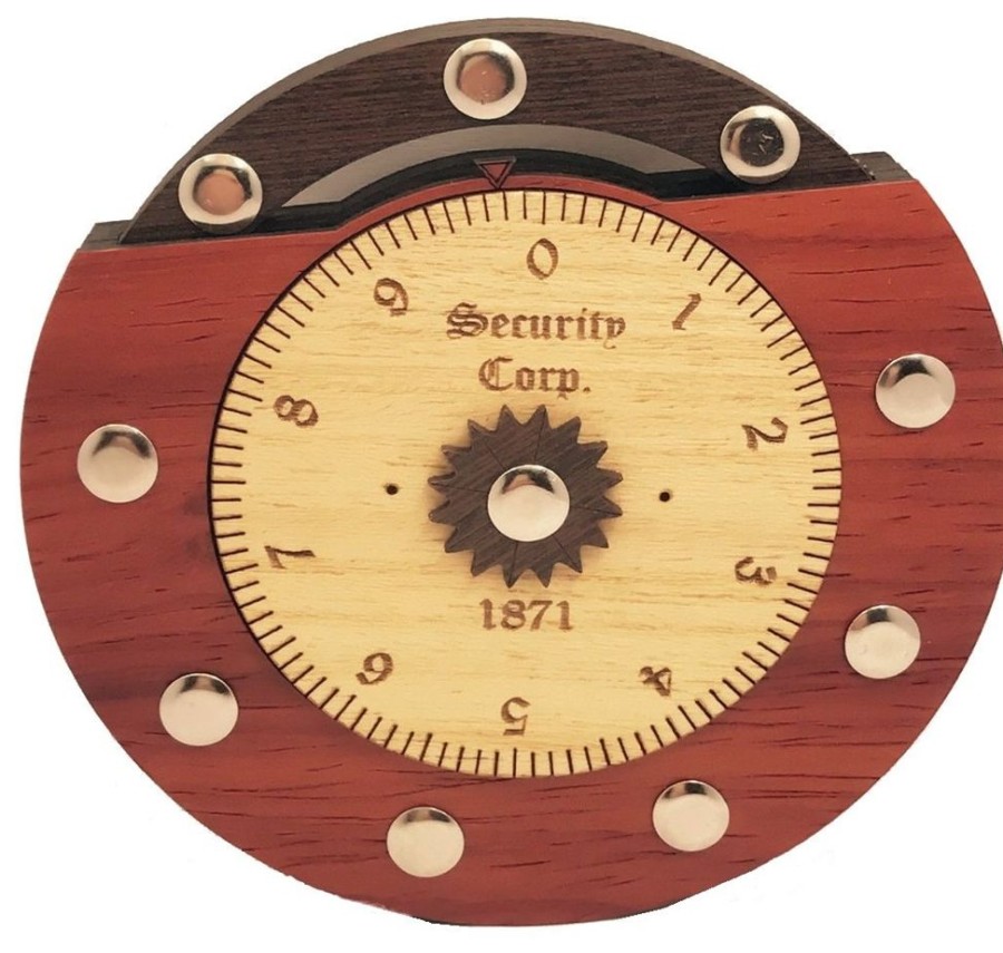 Brain Teasers Siebenstein-Spiele | Lock 64 - Wooden Brain Teaser Puzzle-Tk9091Sp