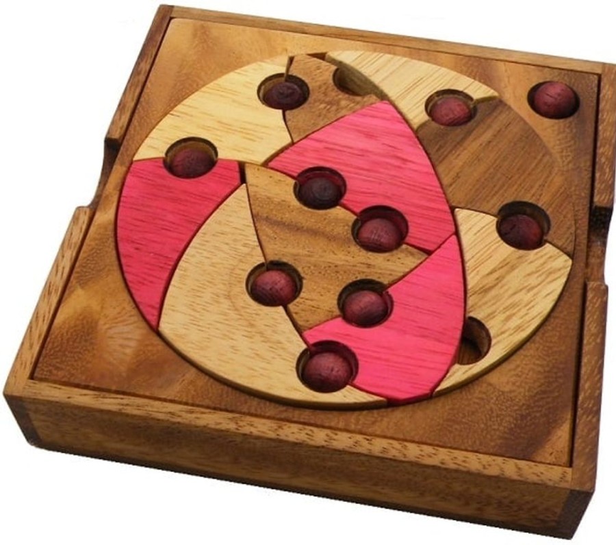 Wooden Puzzles Winshare-Puzzles-and-Games | Cookie - Wooden Brain Teaser Puzzle-9934W