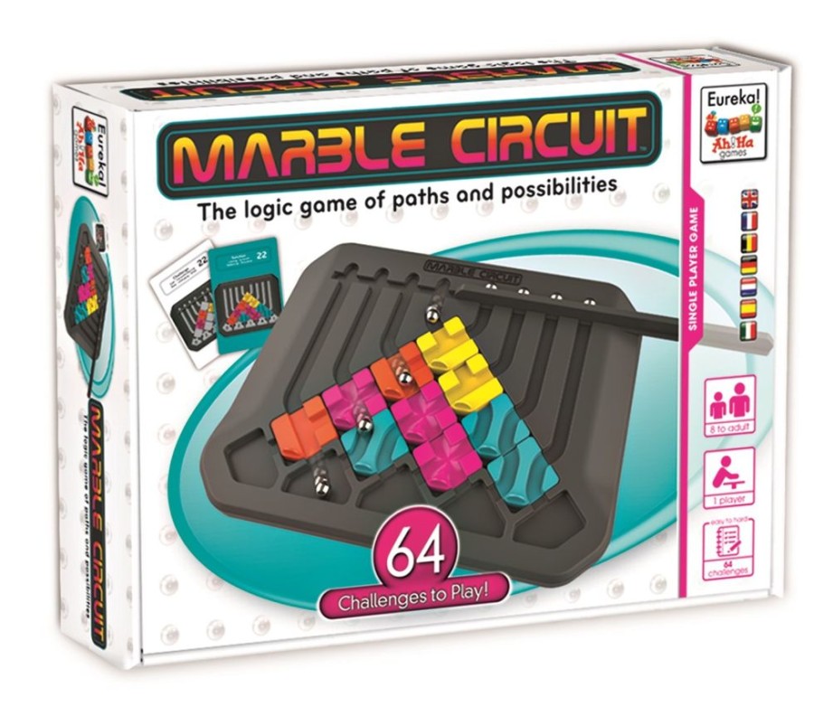 Educational Games Eureka | Marble Circuit Iq Maze Game - By Ah!Ha Games-3577Eu