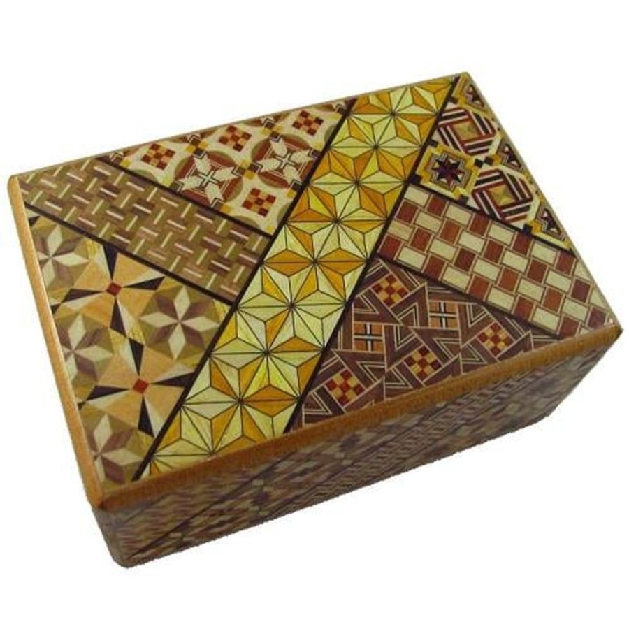 Puzzle Boxes Winshare-Puzzles-and-Games | 5 Sun 36 Steps - Japanese Puzzle Box-J536