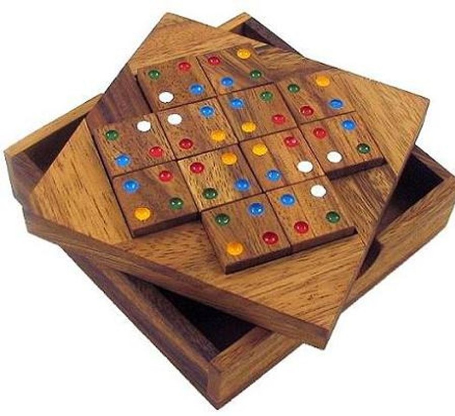 Wooden Puzzles Winshare-Puzzles-and-Games | Color Match 12 Pieces Brain Teaser Puzzle-107