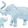 3D Puzzles Bepuzzled Animals | 3D Crystal Puzzle Elephant & Baby-Ug31082