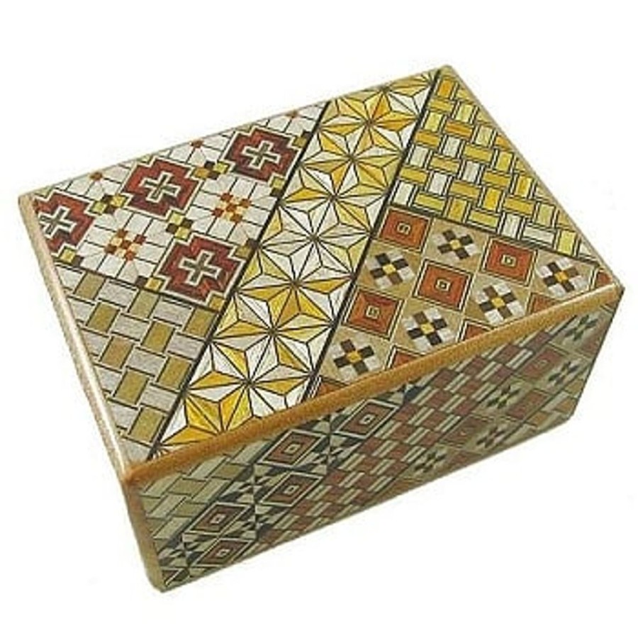 Puzzle Boxes Winshare-Puzzles-and-Games | 4 Sun 10 Steps Japanese Puzzle Box-J410