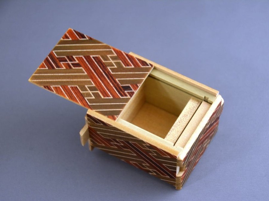 Puzzle Boxes Winshare-Puzzles-and-Games | 2 Sun 10 Steps Saya - Japanese Puzzle Box-J210Sa