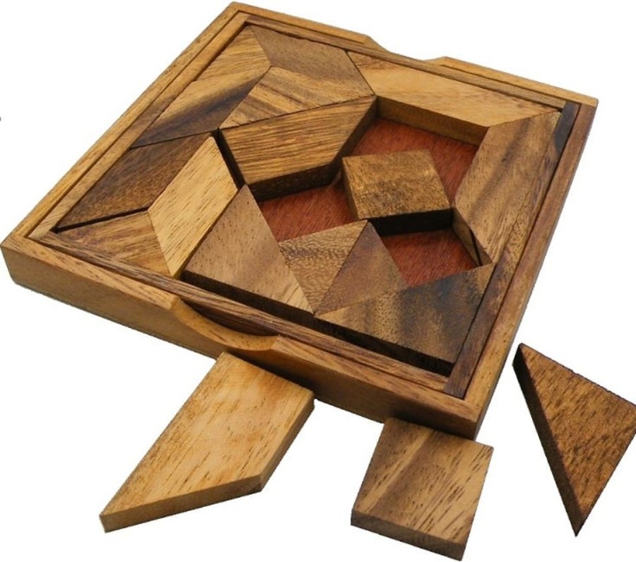 Wooden Puzzles Winshare-Puzzles-and-Games | Complex Tangram - Wooden Brainteaser Puzzle-8241W