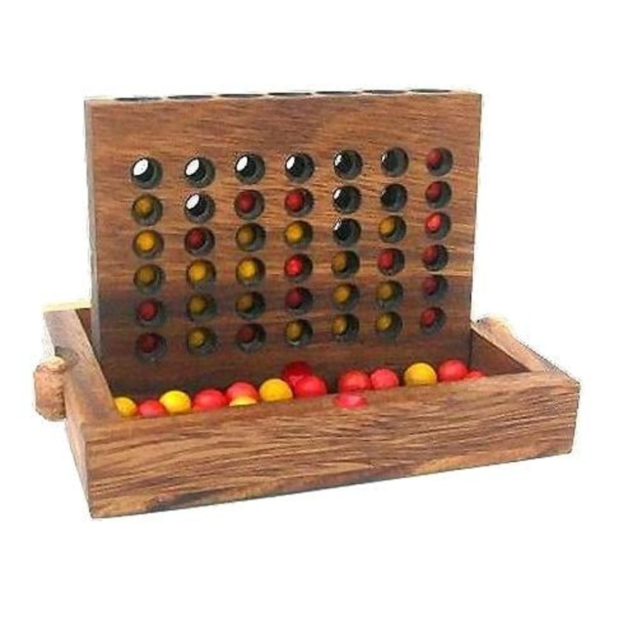 Educational Games Winshare-Puzzles-and-Games | Four In A Row - Wooden Strategy Game-121