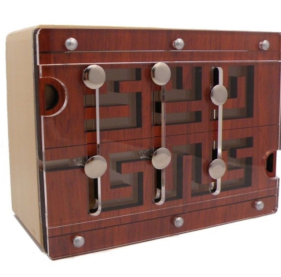 Puzzle Boxes Constantin | Pld Box - Secret Box With Maze Puzzle-L129Ct