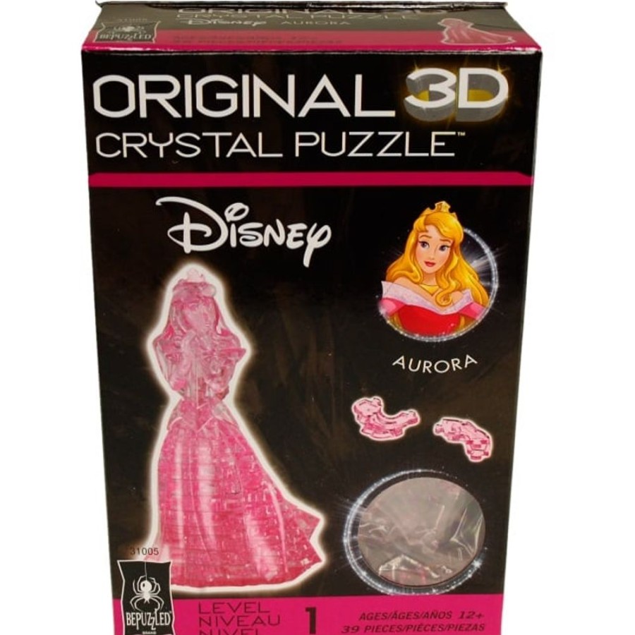 Brain Teasers Bepuzzled | 3D Crystal Disney Puzzle Aurora-Ug31005M