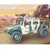 Wooden Puzzles Puzzled | Hummer H1 (L) - Colored 3D Jigsaw Woodcraft Kit Wooden Puzzl