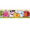 Kids Puzzles Family-Games | Farm Animals - Wooden Peg Puzzle-Fg5622