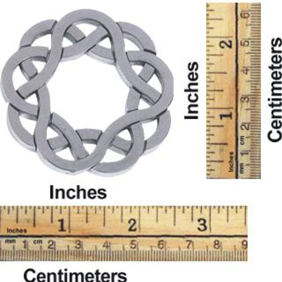 Metal Puzzles Hanayama | Cast Coaster - Hanayama Metal Puzzle-H112