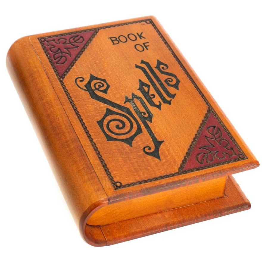 Puzzle Boxes Winshare-Puzzles-and-Games | Book Of Spells - Secret Wooden Puzzle Box-Cc7050