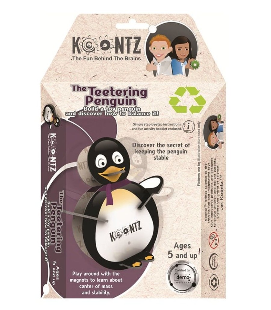 Science Toys Koontz-Toys | The Teetering Penguin - Educational Scientific Puzzle Toy-63