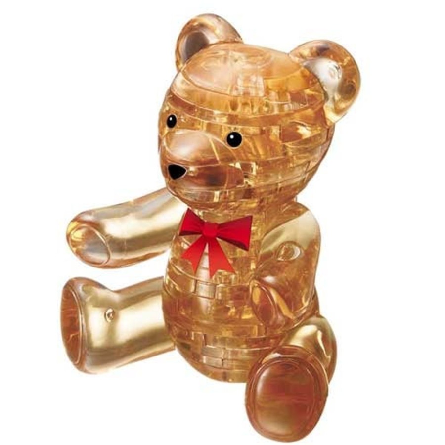 Brain Teasers Bepuzzled | 3D Crystal Puzzle Teddy Bear Gold -Ug30934