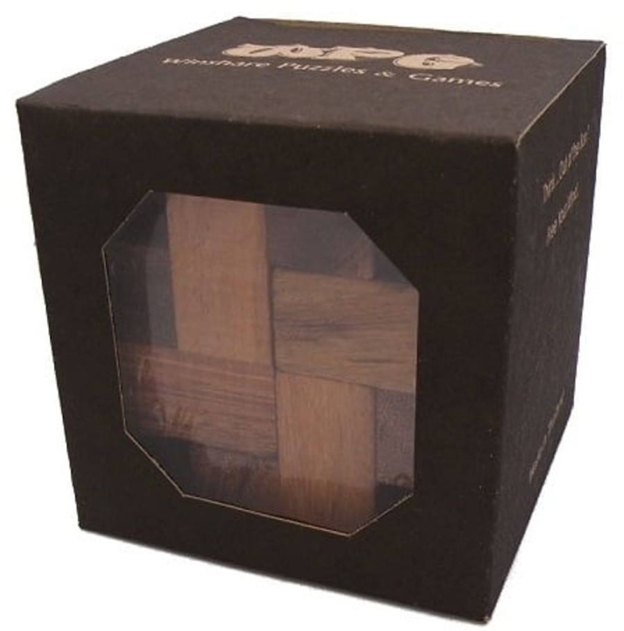 Wooden Puzzles Winshare-Puzzles-and-Games | Propeller Cube - Wooden Brainteaser Puzzle-8159W